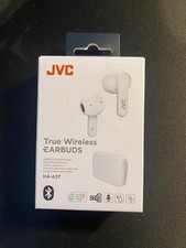 JVC True Wireless Bluetooth Earbuds HA-A3T White In-Ear, Charging Case and Cable