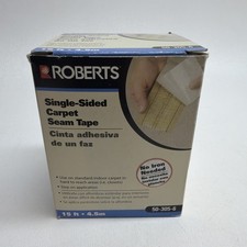 Lot Of 2 Roberts Indoor Outdoor 15 ft Single Sided Carpet Vinyl Tape 50-305-6