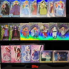 Topps Disney Wonder Inserts, Foil, Sticker Card Selection Choose to complete set