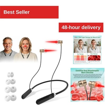 CEEXTKAY 2-in-1 Red Light Therapy Device for Ears & Nose