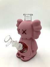 Water Pipe Cloud Bone Pink 11.5" Detachable Stem and 14M Bowl
