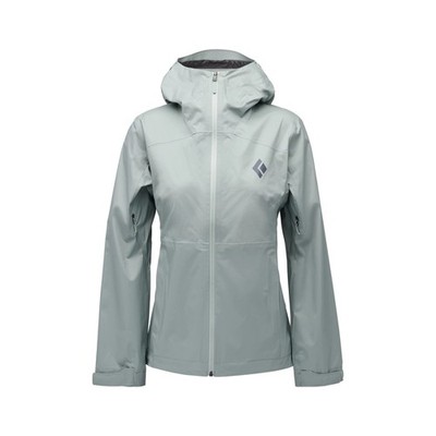 Black Diamond Fineline Stretch Shell Jacket Women   leichte Regenjacke   agave