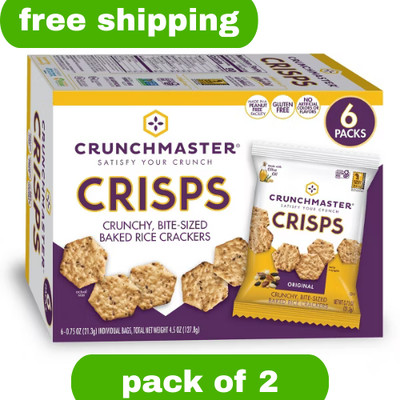 Crunchmaster Multi-Seed Original Crackers Multipack (12 Count)