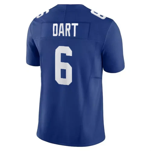 Giantss Men's/Youth #6 Jaxson Dart Royal Alternate Game Player Jersey