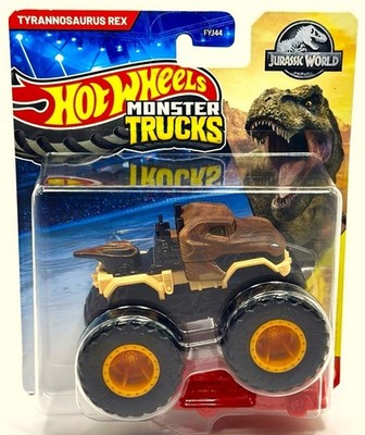TYRANNOSAUR REX Jurassic World Monster Trucks 1:64 Hot Wheels Truck Diecast Auto