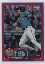2023 Topps Chrome Update Magenta Refractor 170/399 Dylan Moore #USC179 6o3