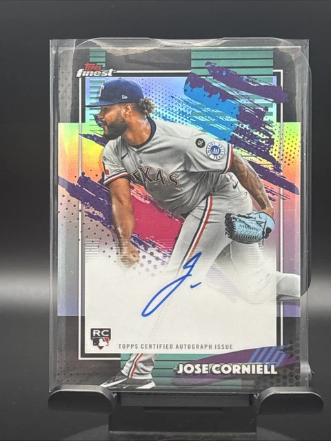 Topps Finest Baseball 2026 Jose Corniell Rookie Auto Rangers FA-JCO Insert