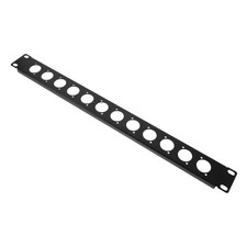 Hinged Rack Mount Panel for Secure Audio Devices - Audio Patch Panel - Wall