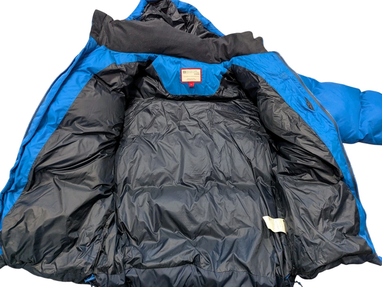 Mountain Warehouse Down Puffer Jacket Medium Blue… - image 6