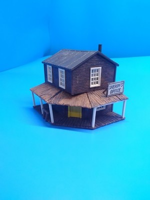 ho scale Kibri old west sheriff's office
