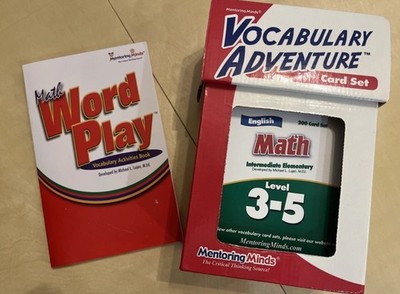 Memoria Press Level 3-5 Math Vocabulary Adventure Card Set