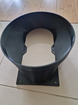 Antminer S17 S18 S19 S21 Luftkanal Adapter 2x120mm auf 200mm/8'' Lüfter Bitmain