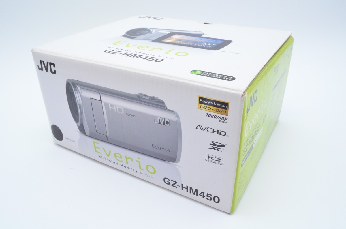 MINT JVC GZ-HM450 Full HD Camcorder 40x Optical Zoom Boxed Black