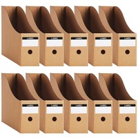 Zeitschriftenhalter Kraftpapier A4 Aktenhalter Stehsammler Organizer 10 StüCk