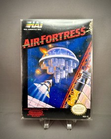 1989 Air Fortress Nintendo NES Complete - Authentic - CIB Comes w Protector Case