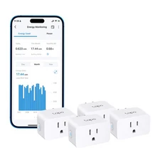 TP-Link Tapo Smart Plug Wi-Fi Mini 4-Pack Energy Monitoring Alexa Google Home