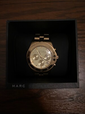 MARC by MARC JACOBS Womens Blade Chronograph Watch, Rose Gold Dial