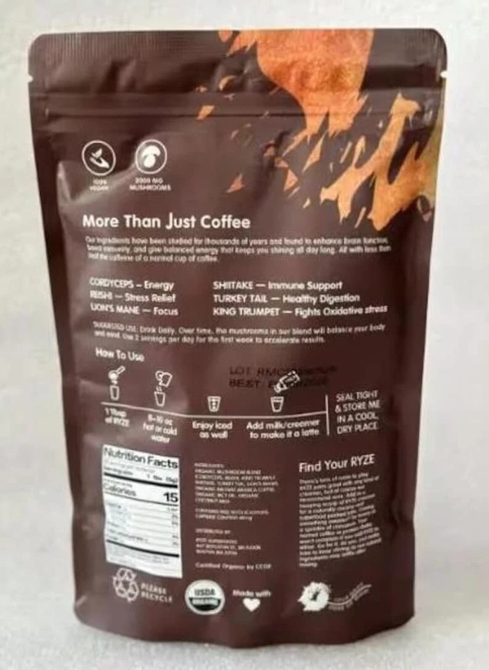 Café de champiñones nuevo 30 porciones Foto 2 de 4