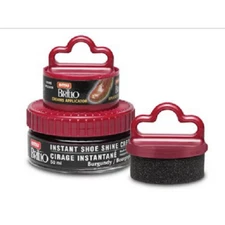 Moneysworth & Best self shine shoe cream, burgundy