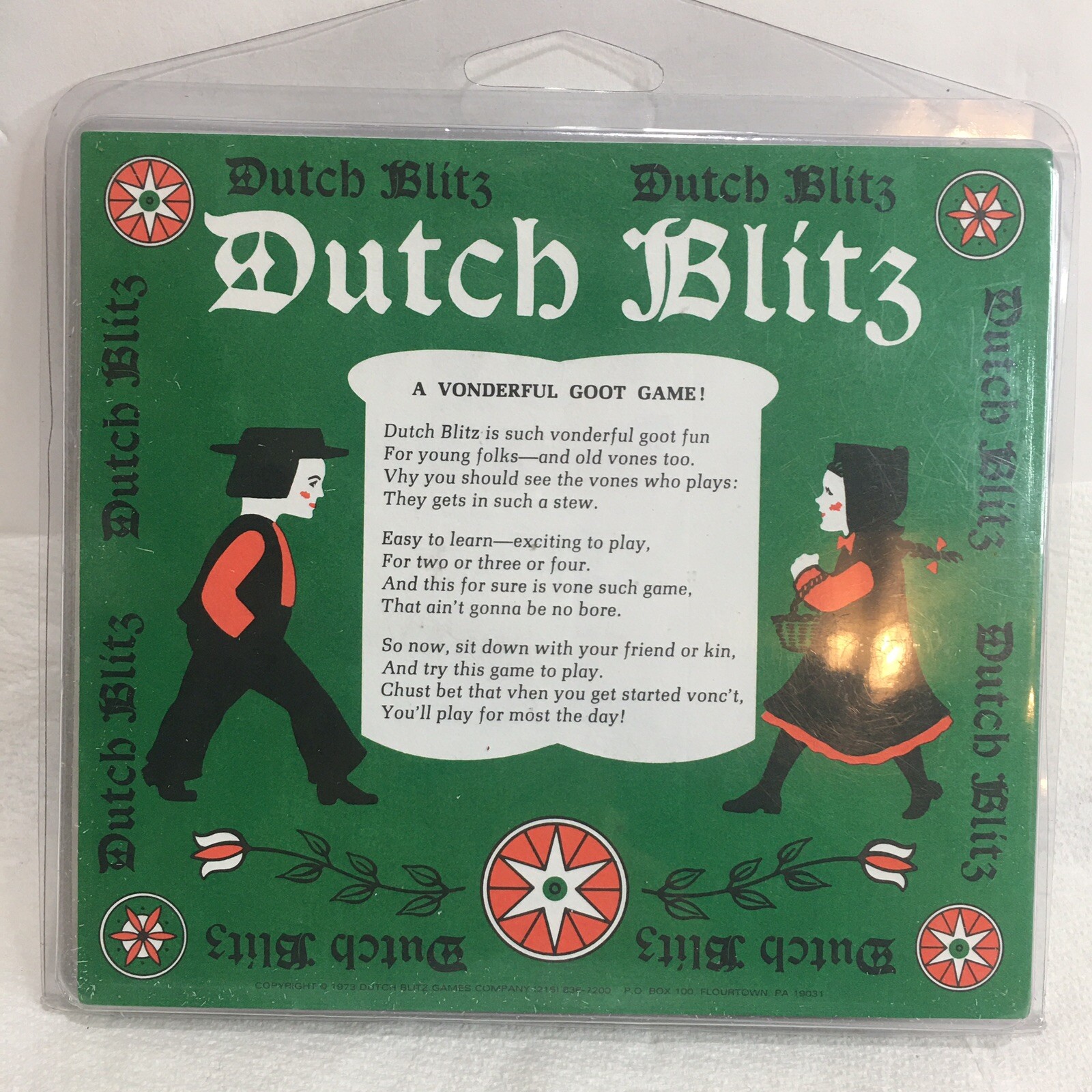 Vintage “Dutch Blitz” Card Game Pennsylvania Dutch, Blitz Game Company  1973, NOS | eBay