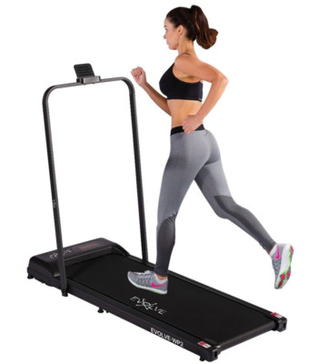 Evolve Walking Pad Treadmill 10Km/hr Under Desk W/Handle Bar