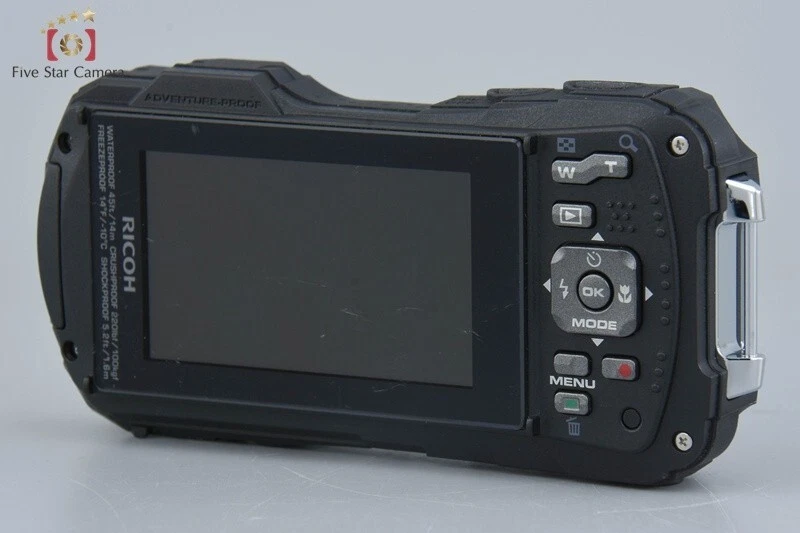 "Shutter count 338" Ricoh WG-60 Black 16.0 MP Waterproof Action Camera w/ Box - Image 3 of 4