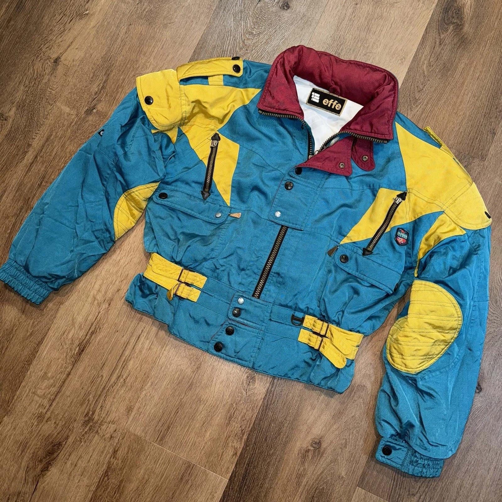 Effe Ski Jacket Womens Medium 42 Apres Retro snow coat Racing Slalom VTG 80s 90s
