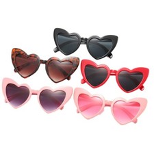 Heart Shaped Cat Eye Women Sunglasses UV400 Protection Retro Love Sunglasses