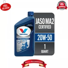 Valvoline 4-Stroke Motorcycle 20W-50 Conventional Motor Oil 1 QT (FREE SHIPPING)