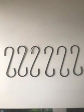 Bird Feeders  Plants Metal S-Hook 5.5" Pack of 6 Rust Resistance Steel