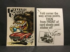 1973 Donruss Fabulous Odd Rods Sticker 32