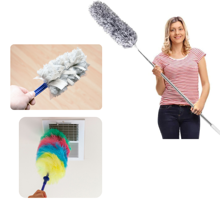 Webster Staubwedelkopf Zum Aufschrauben – 25 Cm, Waschbar – Passt Auf 3/4 Zoll Stangen