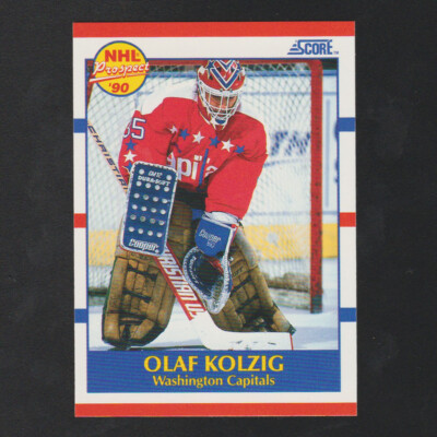 Olaf Kolzig - 1990-91 Score - NHL Prospect '90 - Capitals Rookie