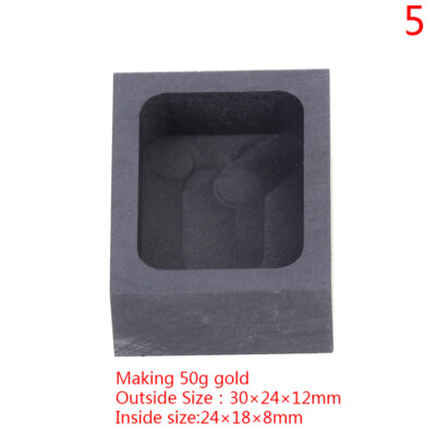 Graphite Ingot Bar Mold Crucible for Melting Gold Silver Casting Refin-YR