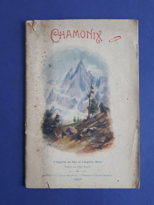 Chamonix. Reiseführer. Brevent Aiguille du Dru. 1907