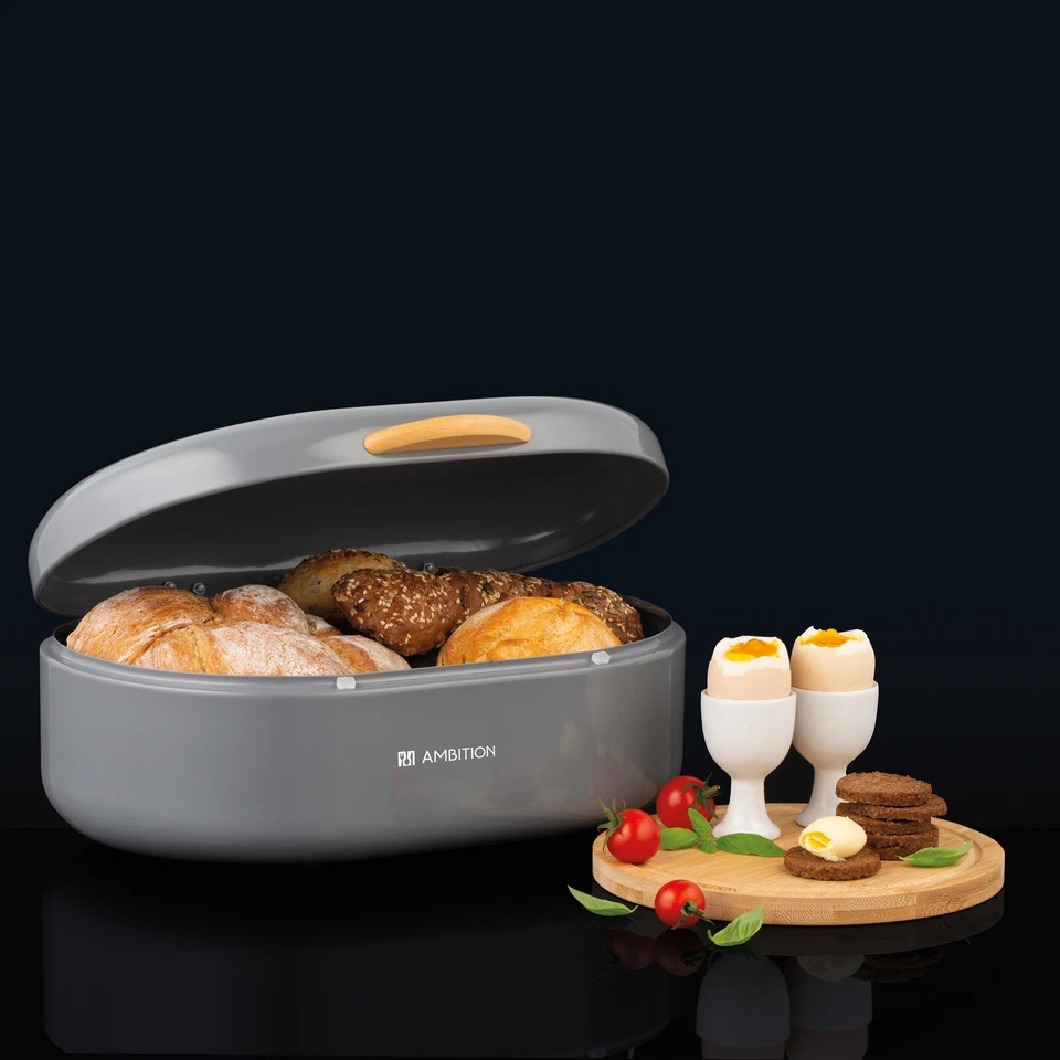 Brotkasten Brotkiste Brotbehälter Brotkorb Brotaufbewahrungsbox Modern 35x24 cm - Bild 2 von 3