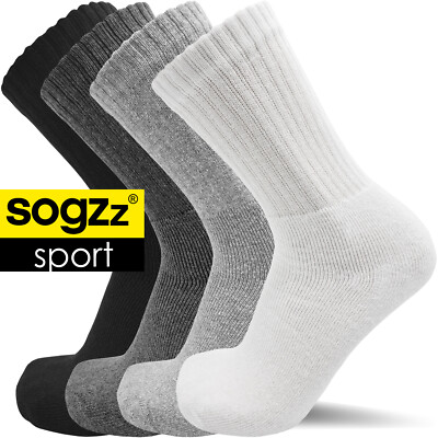 10-100 Paar SOGZZ  Tennissocken Arbeitssocken 80% Baumwolle Socken Sportsocken