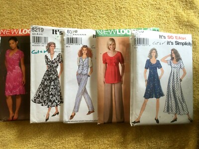Simplicity Patterns (W) ~ CUT PATTERNS are all Size 8-18 * ~ * ~ * Listing 6386