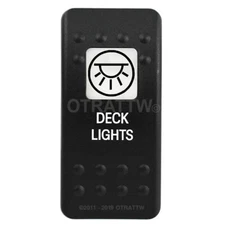 OTRATTW Carling Technologies Contura II Rocker only, DECK LIGHTS, WHITE LENS