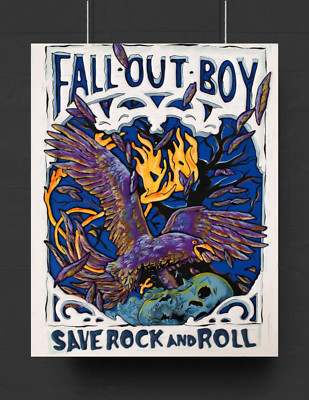 fall Out Boy Save Rock N Roll Poster