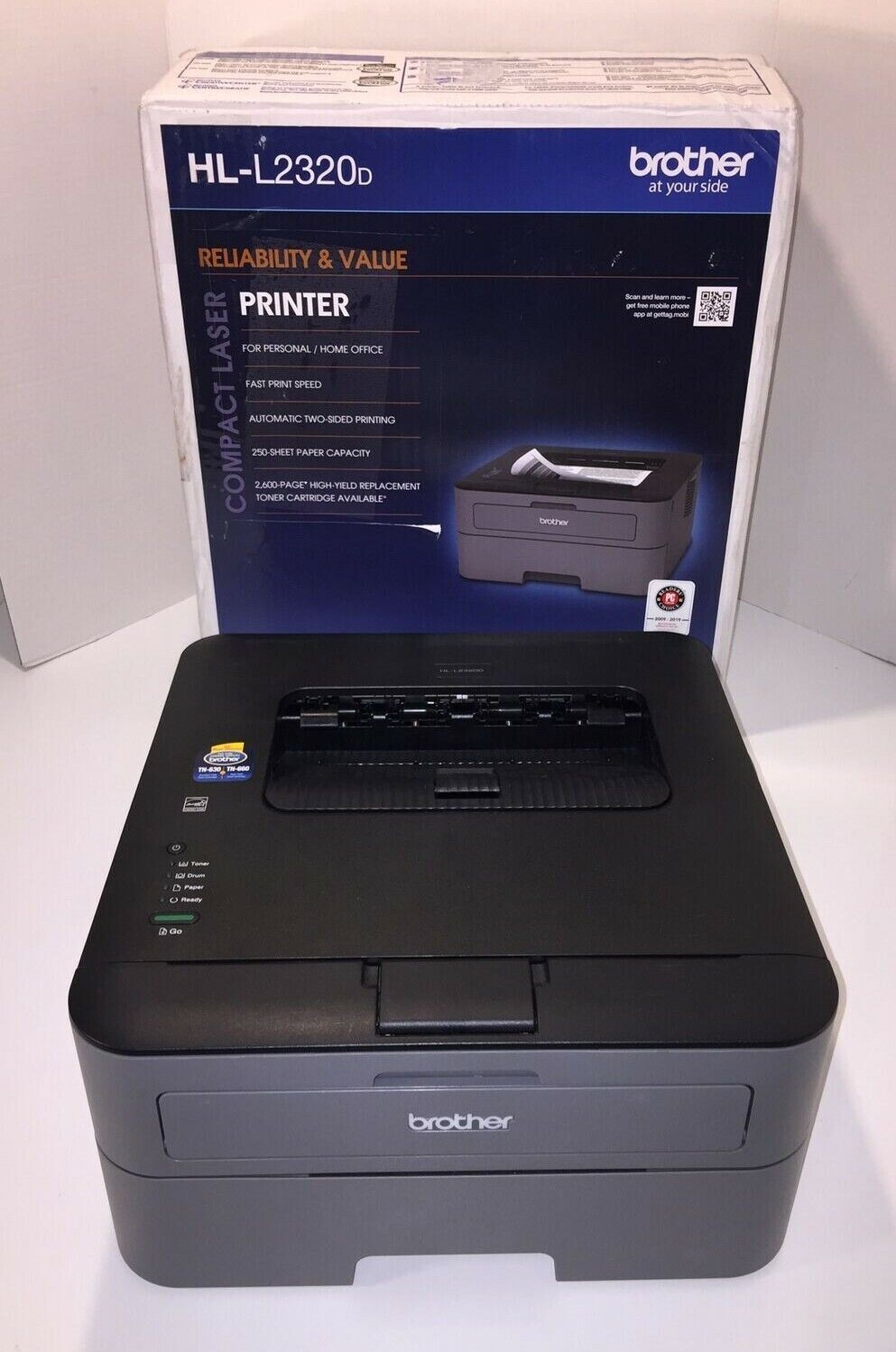 NEW Brother HL-L2320D Compact Laser Printer Personal Home Office Cap. 250 Sheet Specjalna cena najnowszy produkt