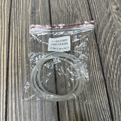 Magic Bullet Blender Food Processor Set of Four Replacement Gaskets