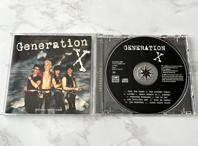 Generation X Self Titled CD UK IMPORT! 1996 EMI Gold Billy Idol, Day By Day RARE
