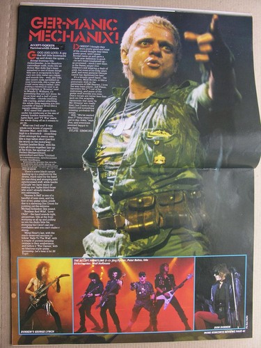KERRANG 119 May 1 1986 Dio Dire Straits Strangeways Shy Tony Mills Bon Jovi ACDC - Picture 6 of 10
