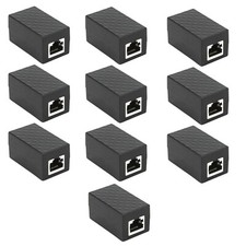 10x RJ45 Lightning Arrester Adapter Ethernet Surge Protector Protect Device NEW