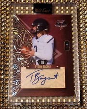 FIRST PRINT 2023 Wild Card Tyson Bagent RC AUTO SSP #d 1/3 BEARS 