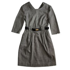 Max & Co - IT/40 - Abito midi in misto di materiali fantasia grigio