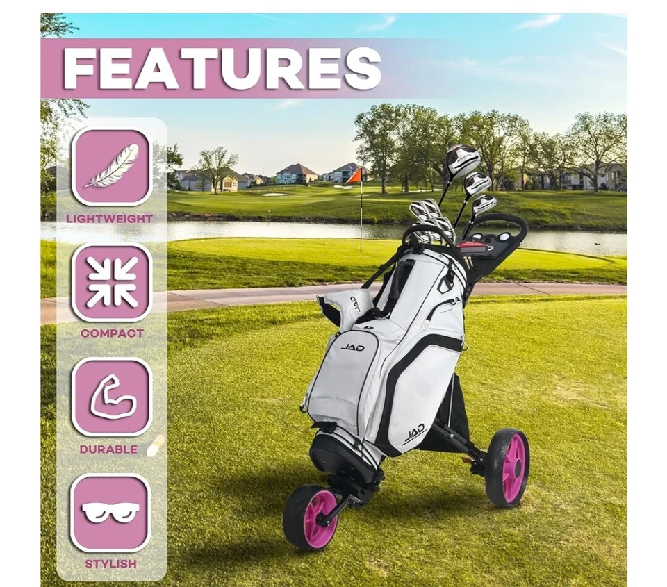 Pro Golf Ladies Pushcart for Women Golfers, Super Lightweight Deluxe - Image 4 of 4