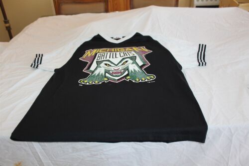  1995 T-Shirt Michigan Battle Cats Minor League Baseball XL Vintage Collectible - Picture 1 of 9