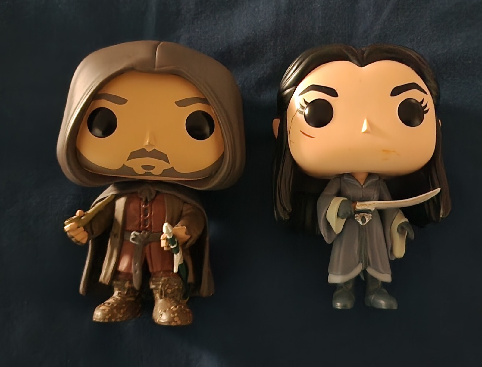Funko Pop Vinyl Aragorn Arwen 2017 Summer Convention Loose No Box Charity Donation  